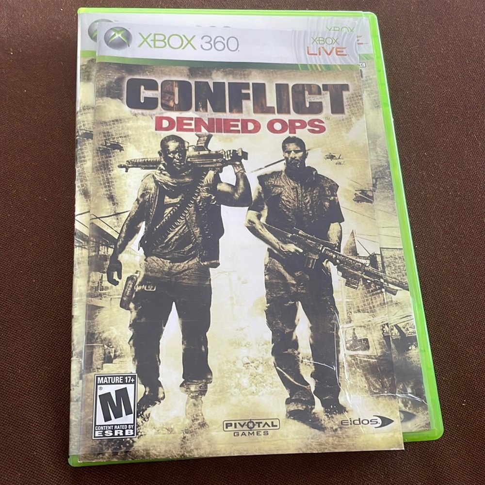 Xbox 360 Conflict Denied Ops Shooter Game